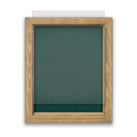 United Visual Products Indoor Enclosed Combo Board, 72"x36", Gold Frame/Green & Keylime UVCB7236G-GREEN-KEYLIME